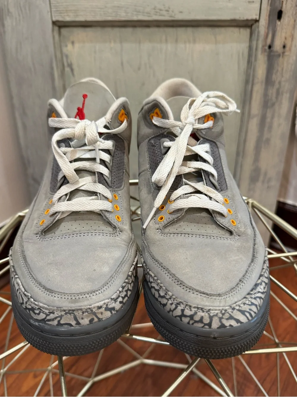 Air Jordan 3 Retro Cool Grey Elephant Print size 10